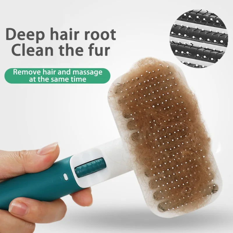 Pet Cat Comb for Small Medium Dog Cats Pet Hair Remover Brush Cat Hair Removal Comb Pet Manufacturer Stainless Steel Dog Brush